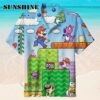 Super Mario Button Hawaiian Shirt Video Game Beach Shirt Hawaaian Shirt Hawaaian Shirt