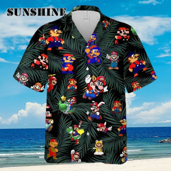 Super Mario Tropical Hawaiian Shirt Gifts For Fans Aloha Shirt Aloha Shirt