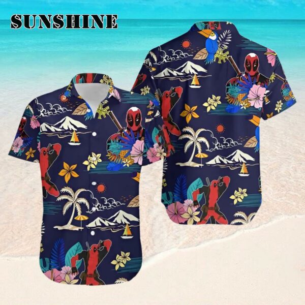 Superhero Deadpool Tropical Hawaiian Shirt Hawaaian Shirt Hawaaian Shirt