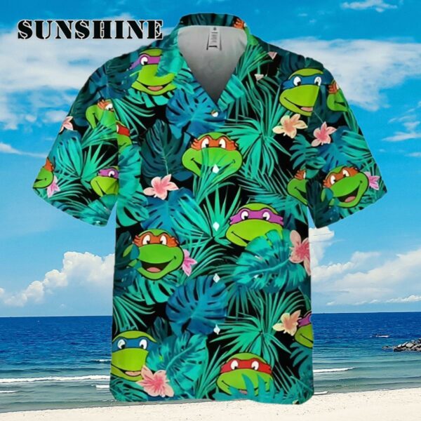 Teenage Mutant Ninja Turtles Button Up Hawaiian Shirt Aloha Shirt Aloha Shirt