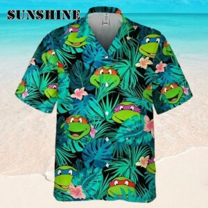 Teenage Mutant Ninja Turtles Button Up Hawaiian Shirt Hawaaian Shirt Hawaaian Shirt