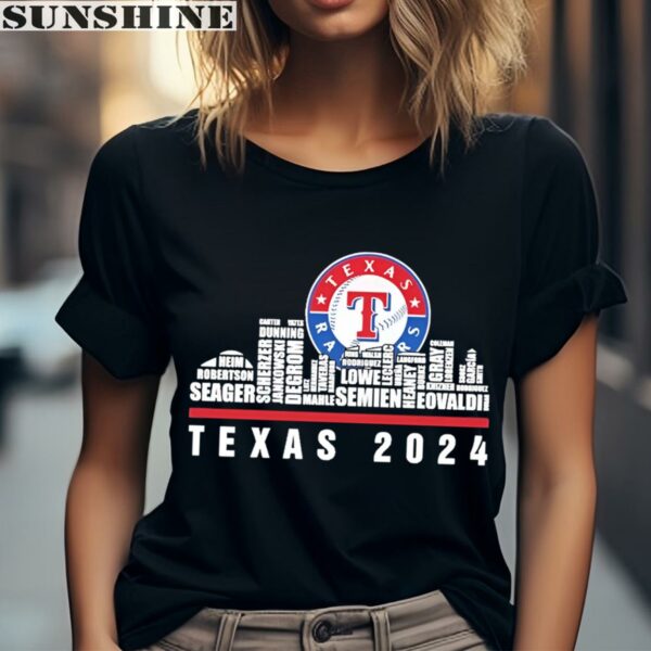 Texas Rangers Roster 2024 Shirt 2 women shirt