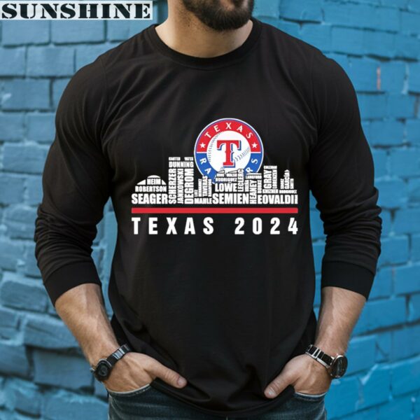 Texas Rangers Roster 2024 Shirt 5 long sleeve shirt