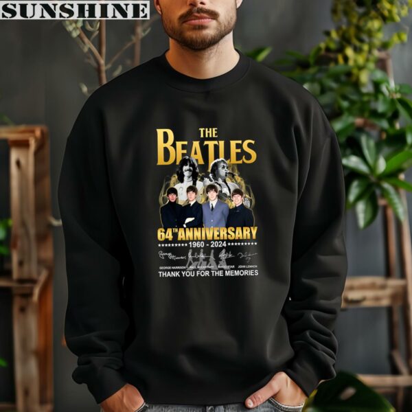 The Beatles 64th Anniversary Thank You For The Memories Signature Shirt 3 sweatshirt