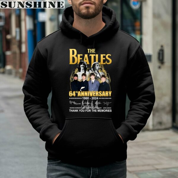 The Beatles 64th Anniversary Thank You For The Memories Signature Shirt 4 hoodie