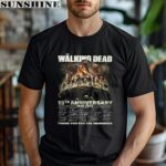 The Walking Dead 15th Anniversary 2010 2025 Signature Thank You For The Memories Shirt 1 men shirt