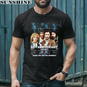 The Who Made In 1964 For 2024 60th Anniversary 1964 2024 Thank You For The Memories Shirt 1 men shirt