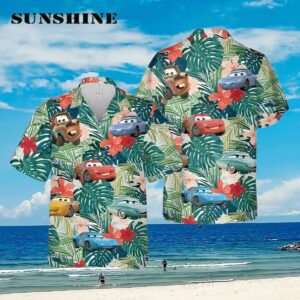 Tropical Cars Disney Hawaiian Shirt Womens Aloha Shirt Aloha Shirt