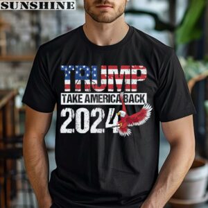 Trump 2024 Flag Take America Back Trump 2024 Shirt 1 men shirt