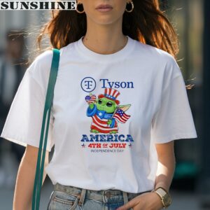 Tyson Baby Yoda America 4th of July Independence Day 2024 shirt 1 women shirt
