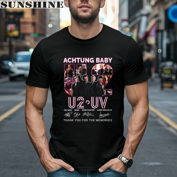 U2 UV Achtung Baby Thank You For The Memories Shirt 1 men shirt