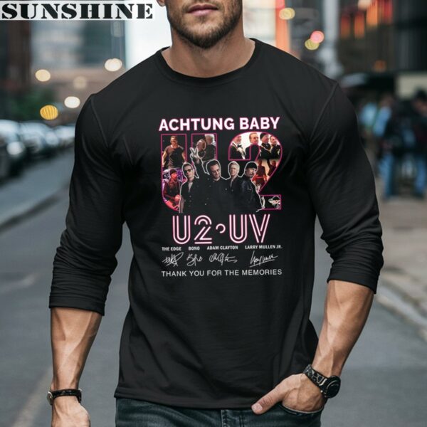 U2 UV Achtung Baby Thank You For The Memories Shirt 5 long sleeve shirt