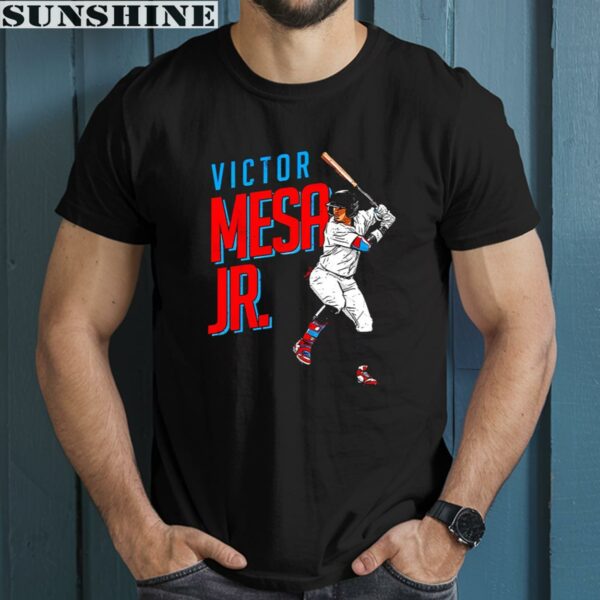 Victor Mesa Jr Miami Marlins Baseball Player Shirt 1 men shirt