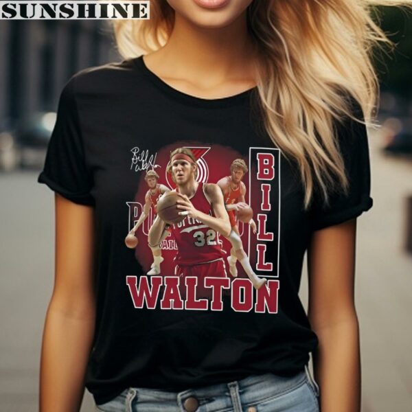 Vintage Basketball Legend Bill Walton Shirt 2 women shirt