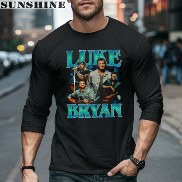 Vintage Bootleg Luke Bryan Shirt Luke Bryan Fan Gifts 5 long sleeve shirt