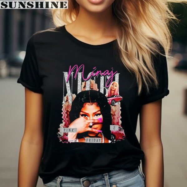 Vintage Bootleg Nicki Minaj Tour 2024 Shirt 2 women shirt
