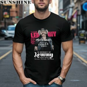 We Are Motorhead And We Play Rock Roll In Memory Of Lemmy 1995 2025 The Man The Myth The Legend Shirt 1 men shirt