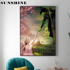 Wicked Movie Poster Canvas Home Decor