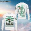 2024 Boston Celtics NBA Champions Boston's City Skyline Name Ugly Sweater Sweater Sweater