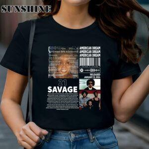 21 Savage Album American Dream Album shirt 1 TShirt