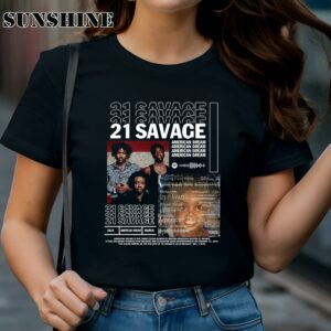21 Savage Album Shirt American Dream Album Shirt 1 TShirt