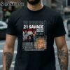 21 Savage Album Shirt American Dream Album Shirt 2 Shirt