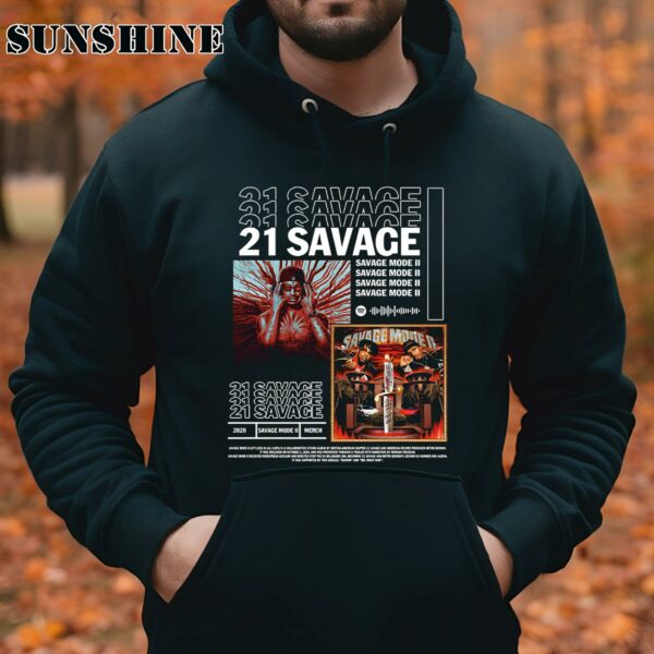 21 Savage Metro Boomin Album Shirt Savage Mode II 4 Hoodie