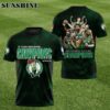 23 24 NBA Atlantic Division Champions Boston Celtics 3D T Shirt 1 7