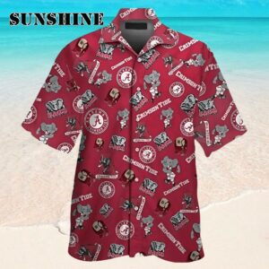 Alabama Crimson Tide Tropical Short Sleeve Elegance Hawaiian Shirt Hawaaian Shirt Hawaaian Shirt