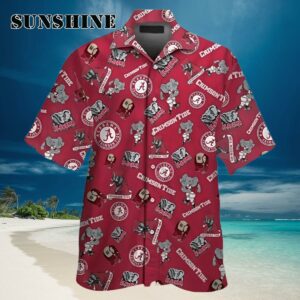 Alabama Crimson Tide Tropical Short Sleeve Elegance Hawaiian Shirt Hawaiian Hawaiian