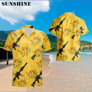 Aloha Guns Flower Hawaiian Shirt Aloha Shirt 600x600