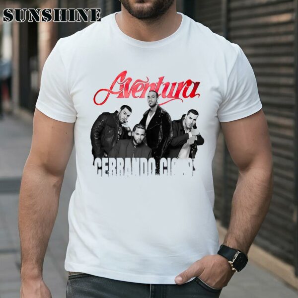 Aventura Cerrando Ciclos Shirt Bachata Shirt Romero Shirt Aventura Tour Tee 1 TShirt