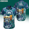 Baby Yoda Seattle Mariners Hawaiian Shirt