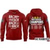 Back To Back To Back To Back Oklahoma Softball 2024 National Champions Hoodies 2 2