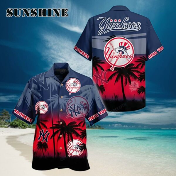Baseball New York Yankees Hawaiian Shirt Sports Summer Beach Hawaiian Hawaiian