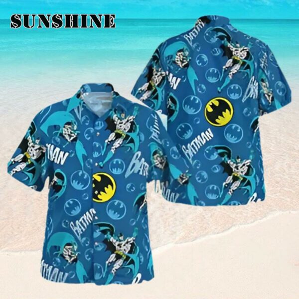 Batman Blue Hawaiian Shirt Beach Aloha Shirt Hawaaian Shirt Hawaaian Shirt