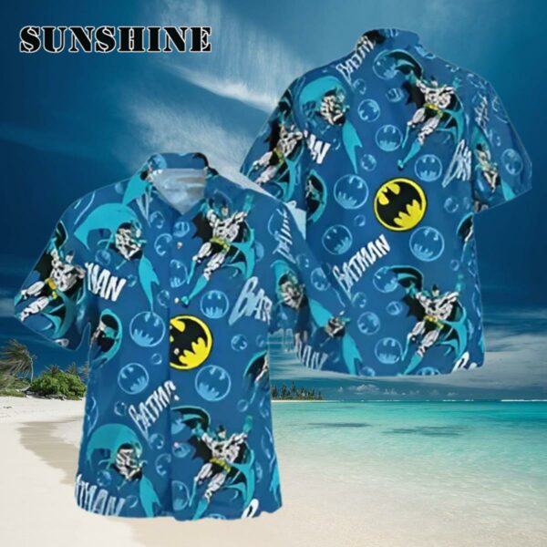 Batman Blue Hawaiian Shirt Beach Aloha Shirt Hawaiian Hawaiian