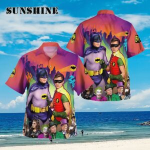 Batman Robin DC Comics Hawaiian Shirt Aloha Shirt Aloha Shirt