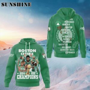 Boston Celtics 2024 NBA Champions 18 Times 3D Hoodie Sweater Sweater