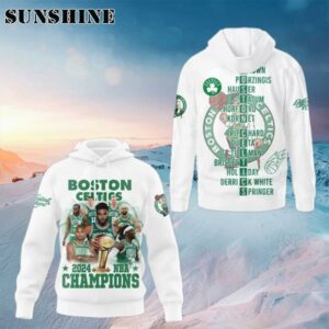 Boston Celtics 2024 NBA Champions 18 Times 3D Hoodies Sweater Sweater