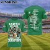 Boston Celtics 2024 NBA Champions 18 Times Team Portrait 3D Shirt 3 9