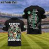 Boston Celtics 2024 NBA Champions 18 Times Team Portrait Shirt 3D 3 9