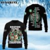 Boston Celtics 2024 NBA Champions 18 Times Ugly Christmas Sweater Ugly Ugly