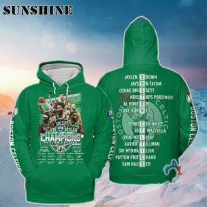 Boston Celtics Eastern Conference Champions Lines Up 2024 3D Hoodie Sweater Sweater