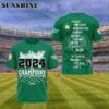 Boston Celtics NBA 2024 Champions 18 Times Boston's City Skyline 3D Shirts 3 9