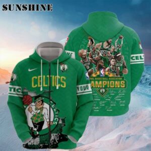 Boston Celtics NBA Finals Champions 2024 Boston City Personalized Hoodie Sweater Sweater