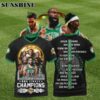Boston Celtics NBA Finals Champions 2024 Boston City Skyline 3D Shirts 1 7