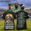 Boston Celtics NBA Finals Champions 2024 Boston City Skyline 3D Shirts 3 9