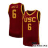 Bronny James Cardinal USC Trojans Basketball Jerseyss
