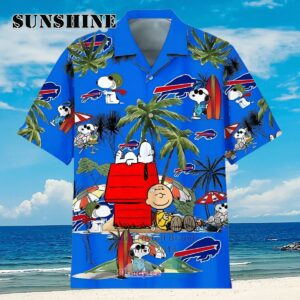 Buffalo Bills Hawaiian Shirt Snoopy Charlie Brown Button Down Hawaiian Shirt Aloha Shirt Aloha Shirt